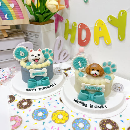 3D Customized Paws-up Cake