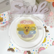 2D Custom Dog/Cat on Rainbow Cake