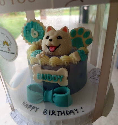 3D Customized Paws-up Cake