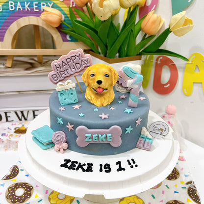 3D Customized Sweet Candyland Dog/Cat Cake