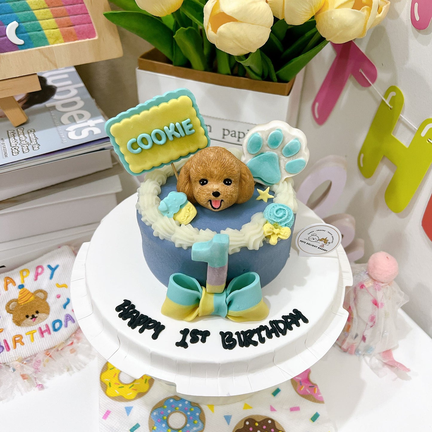 3D Customized Dog/Cat Biscuit Cake