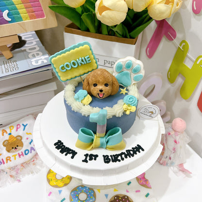 3D Customized Dog/Cat Biscuit Cake