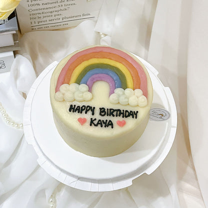 Rainbow On Cake (for dogs n cats)