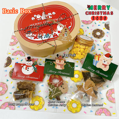 Christmas Dehydrated Pet Treats Gift Box (For Dog n Cat)