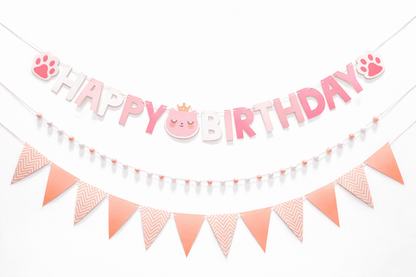Birthday Party Banner Set - Pets Delight Bakery Pte Ltd