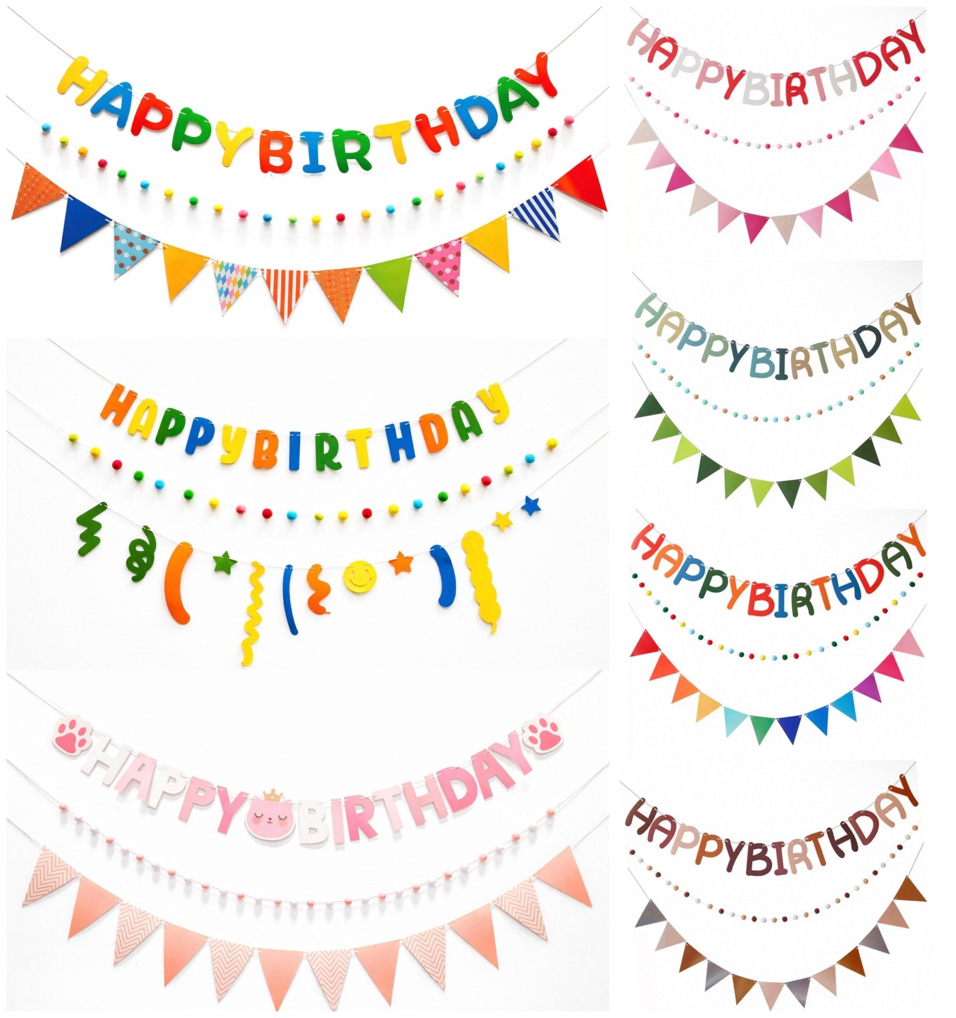 Birthday Party Banner Set - Pets Delight Bakery Pte Ltd