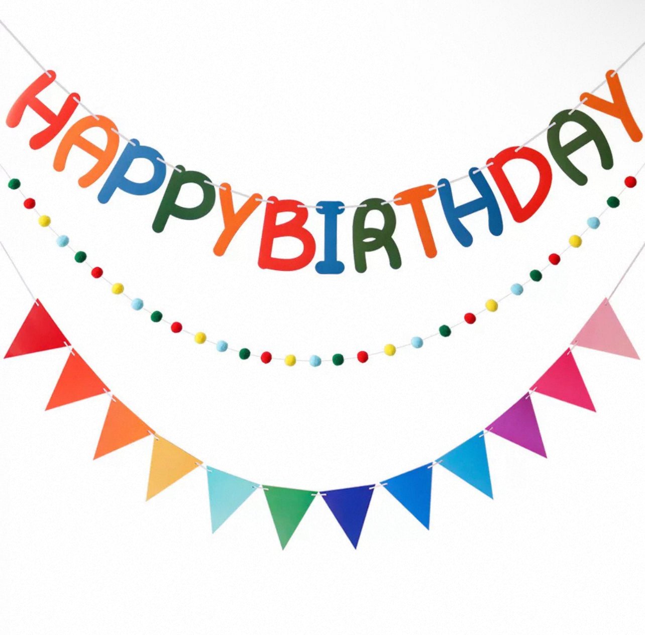 Birthday Party Banner Set - Pets Delight Bakery Pte Ltd