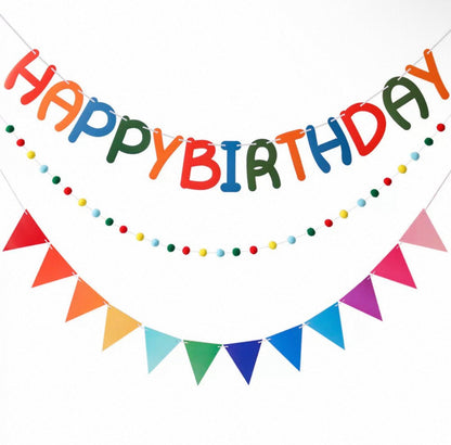 Birthday Party Banner Set - Pets Delight Bakery Pte Ltd