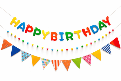 Birthday Party Banner Set - Pets Delight Bakery Pte Ltd