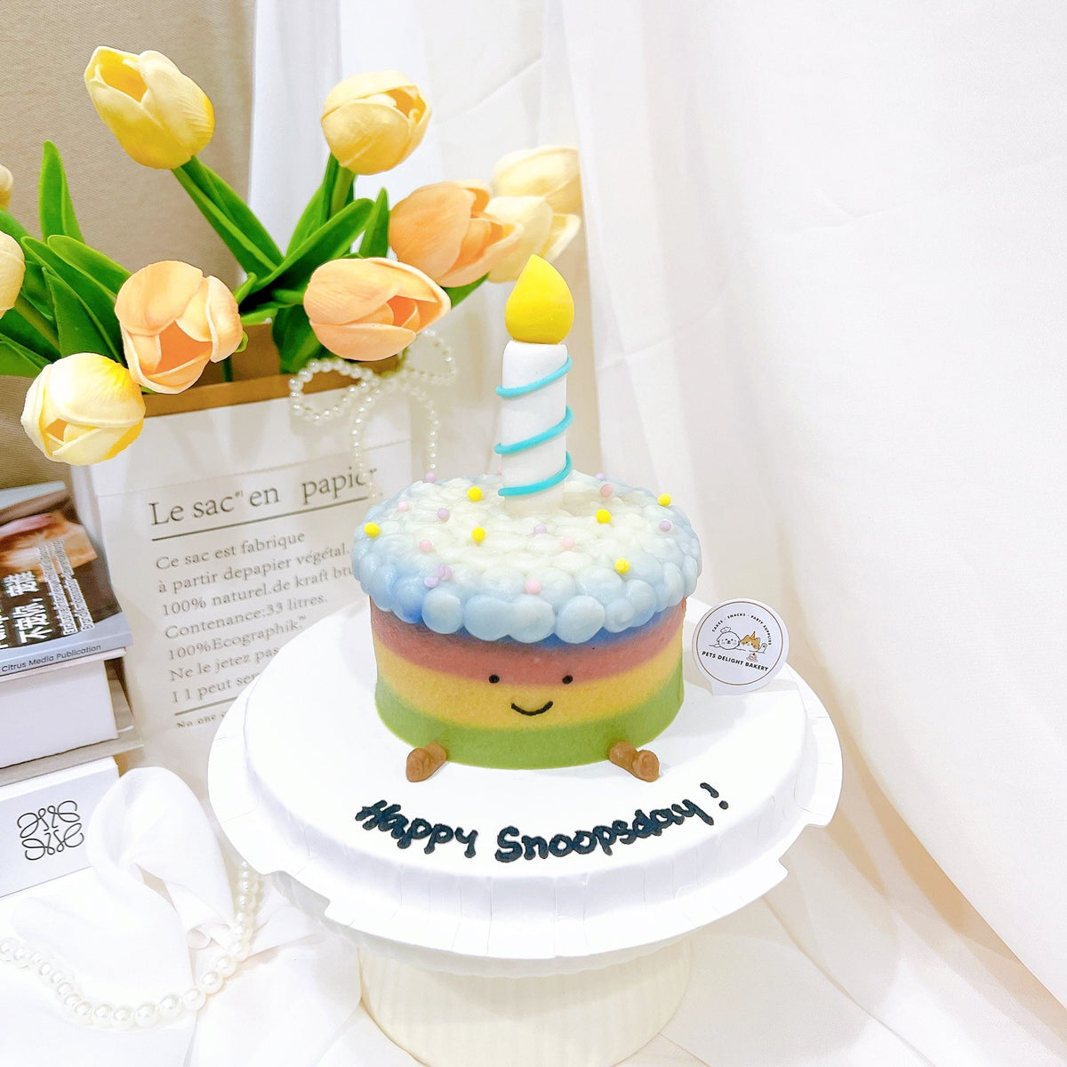 Custom Dog/Cat Pets Jelly Cat Cake - Pets Delight Bakery Pte Ltd