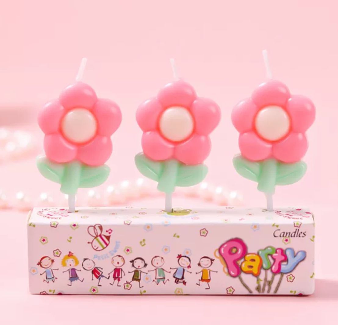Flower Candle - Pets Delight Bakery Pte Ltd