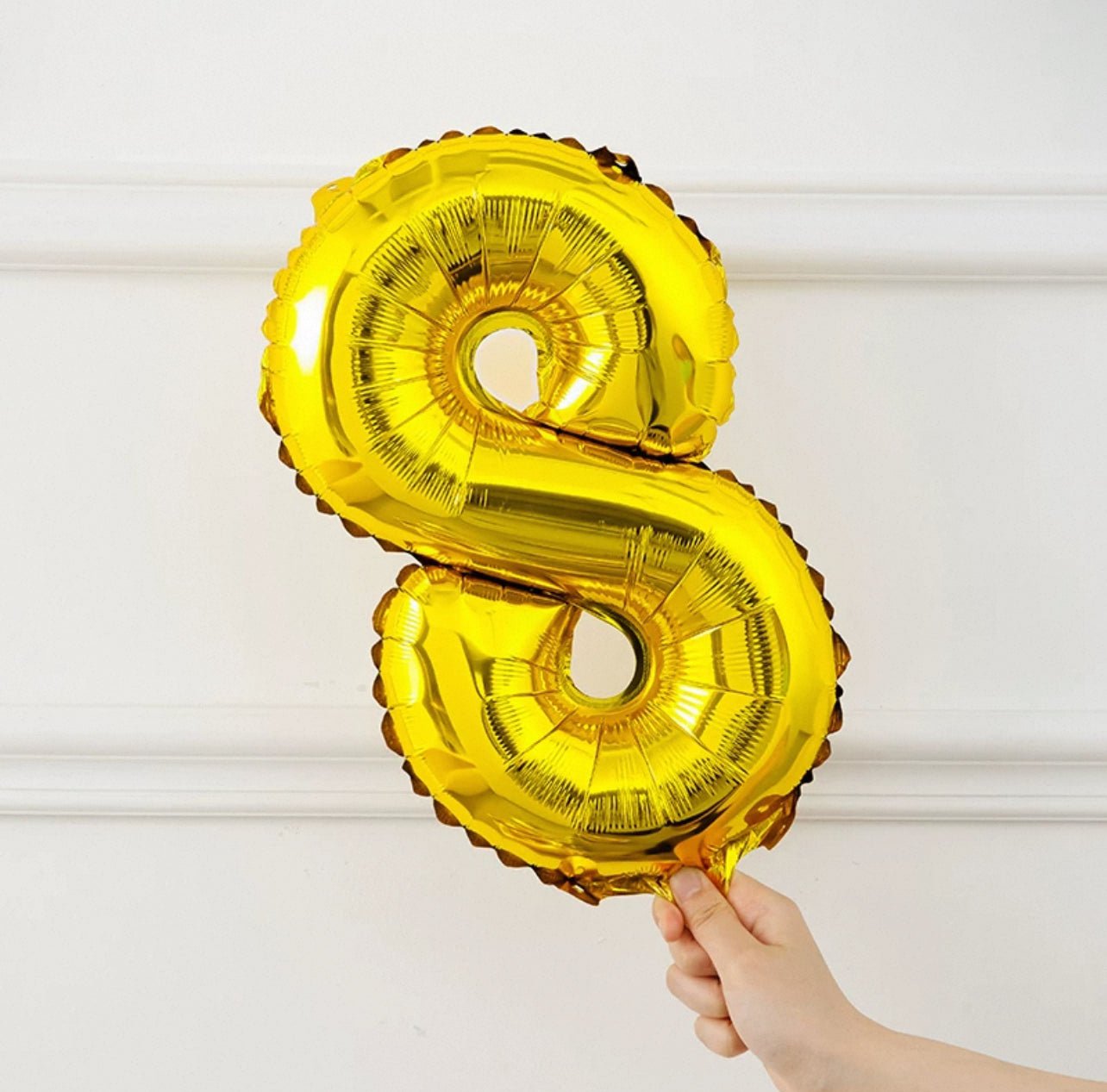 Gold Number Balloon 16" - Pets Delight Bakery Pte Ltd