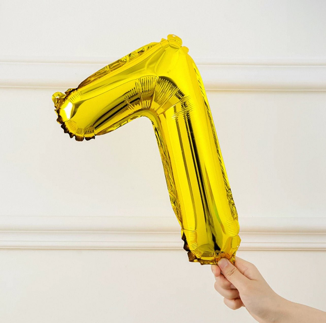 Gold Number Balloon 16" - Pets Delight Bakery Pte Ltd