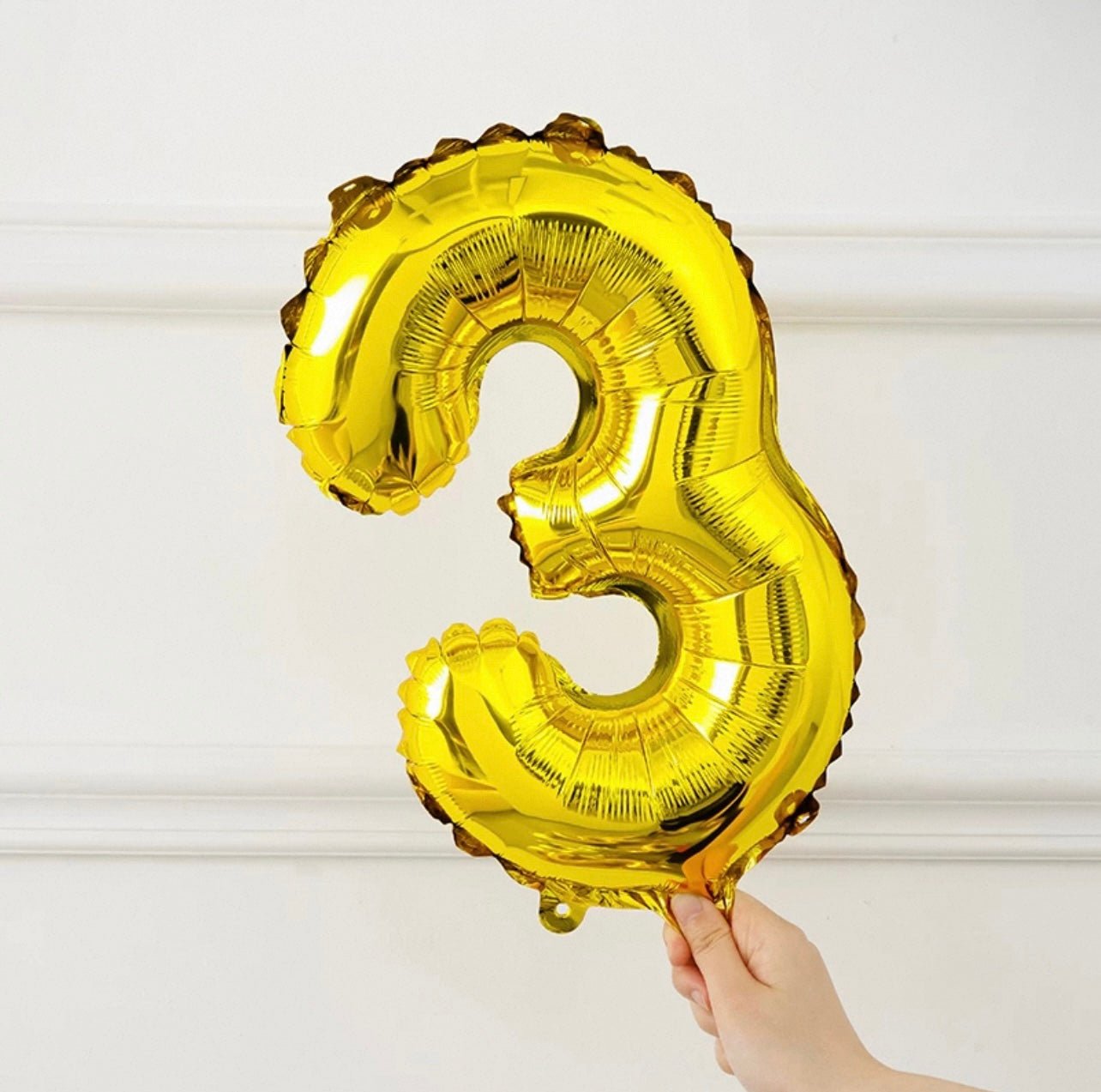Gold Number Balloon 16" - Pets Delight Bakery Pte Ltd
