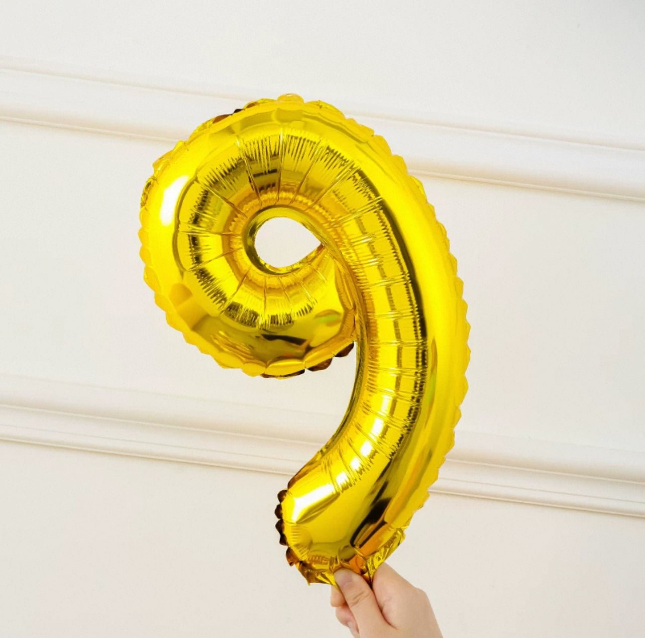 Gold Number Balloon 16" - Pets Delight Bakery Pte Ltd