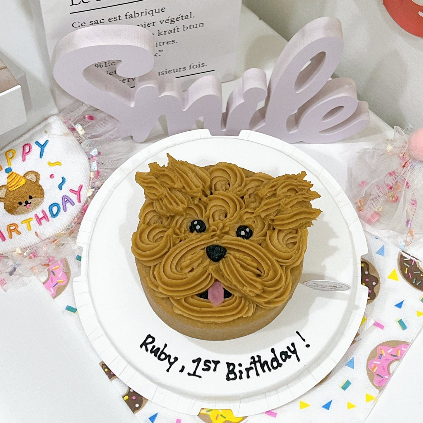 Pomapoo Pets/Puppy Face Cake - Pets Delight Bakery Pte Ltd