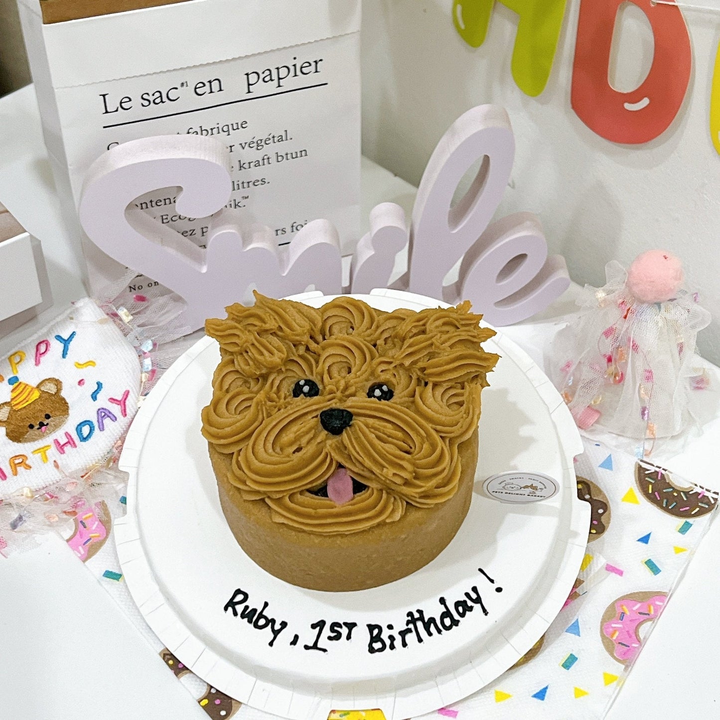 Pomapoo Pets/Puppy Face Cake - Pets Delight Bakery Pte Ltd