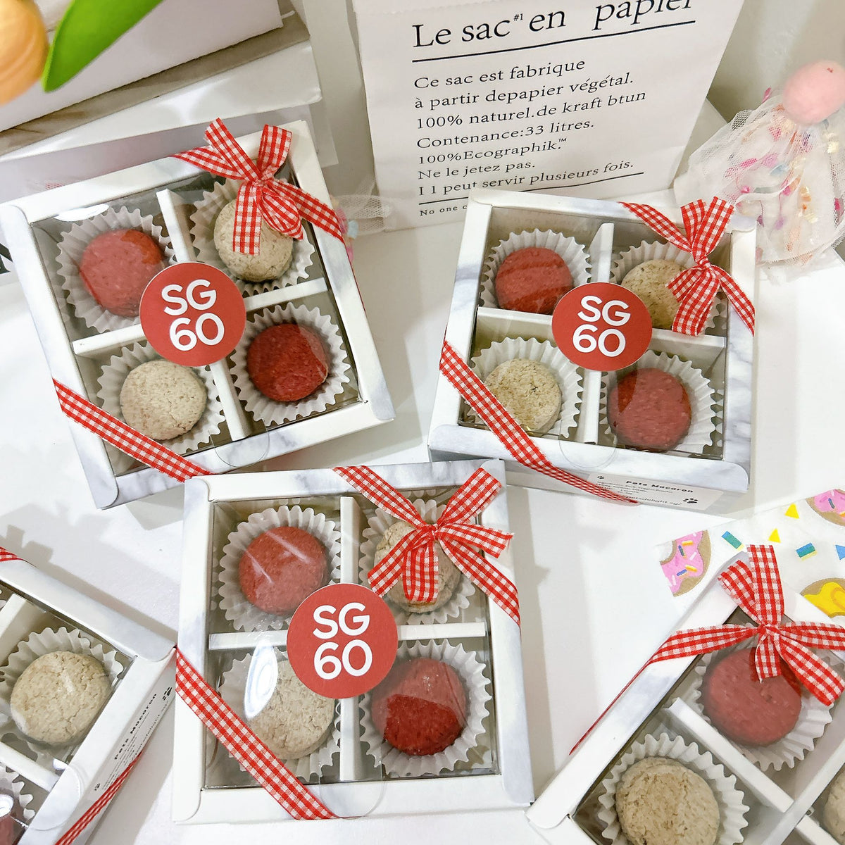 SG 60 Special Pet Macaron (For Dog n Cat) - Pets Delight Bakery Pte Ltd