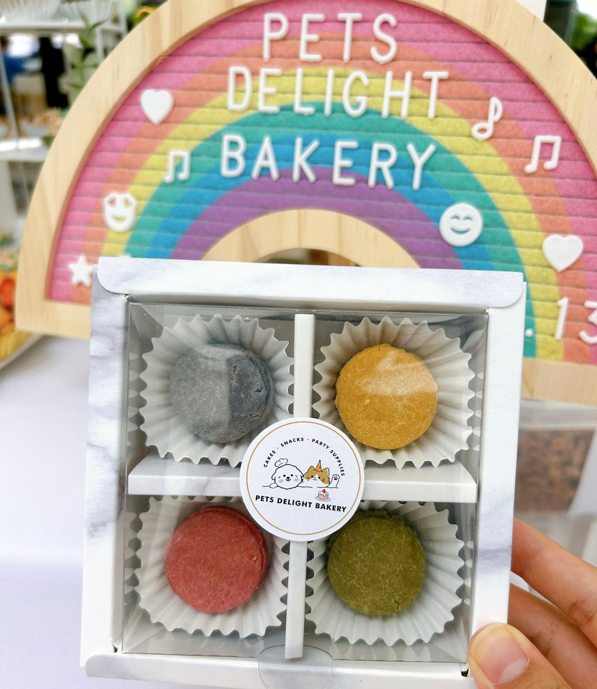 Signature Pet Macaron (For Dog n Cat) - Pets Delight Bakery Pte Ltd